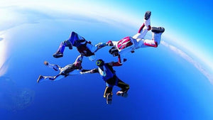 Parachuting 4 Men