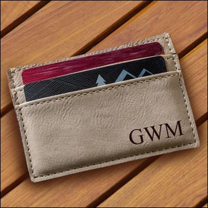 Money Clip & Wallet-Tan