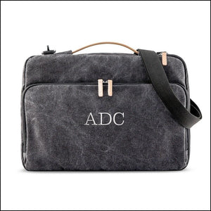 Black Laptop Bag Front View