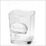 Load image into Gallery viewer, Shot Glass w Pewter Medallion
