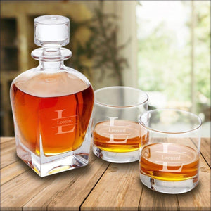 Whsikey Decanter-Stamped