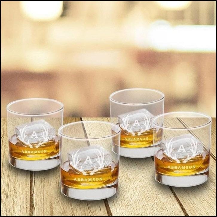 Old Fashioned Glasses-Antlers