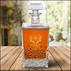 Whiskey Decanter-Antlers