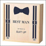 Load image into Gallery viewer, Best Man Wooden Gift Box
