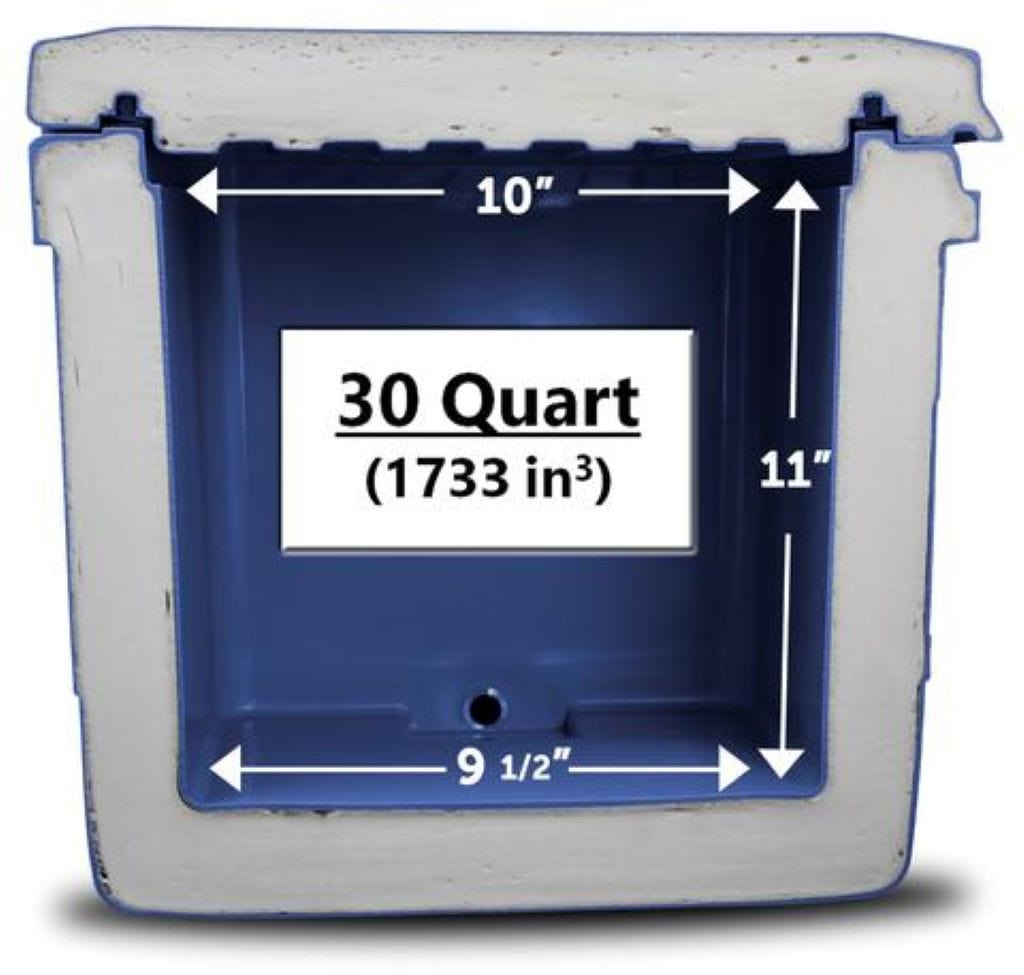 30 Qt Molded Cooler