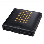 Load image into Gallery viewer, Modern Black Leather Cigar Humidor
