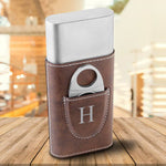 Load image into Gallery viewer, Cigar Case with Cutter
