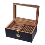 Load image into Gallery viewer, Glass Top Cigar Humidor
