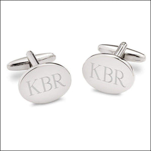 Modern Oval Cuff Links