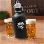 Load image into Gallery viewer, Growler-Black-Filigree
