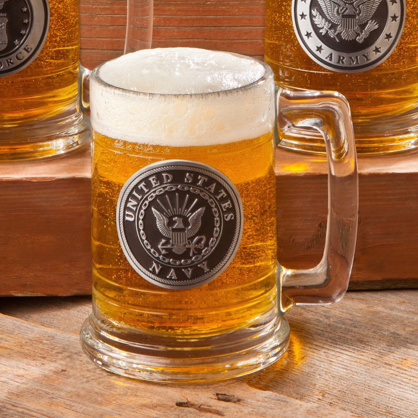 Custom Military Emblem Beer Stein