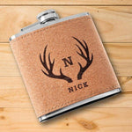 Load image into Gallery viewer, Custom Text Cork Flask
