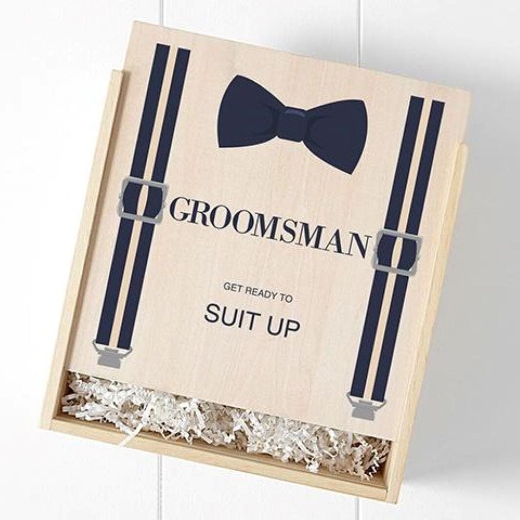 Groomsman Wooden Gift Box