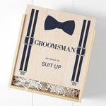 Load image into Gallery viewer, Groomsman Wooden Gift Box
