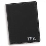 Load image into Gallery viewer, Personalized Black Passport Holder
