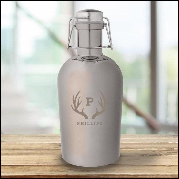 Gunmetal Growler w Top-Antlers