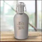 Load image into Gallery viewer, Gunmetal Growler w Top-Filigree
