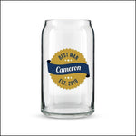 Load image into Gallery viewer, Can Shaped Glass - Gold Seal
