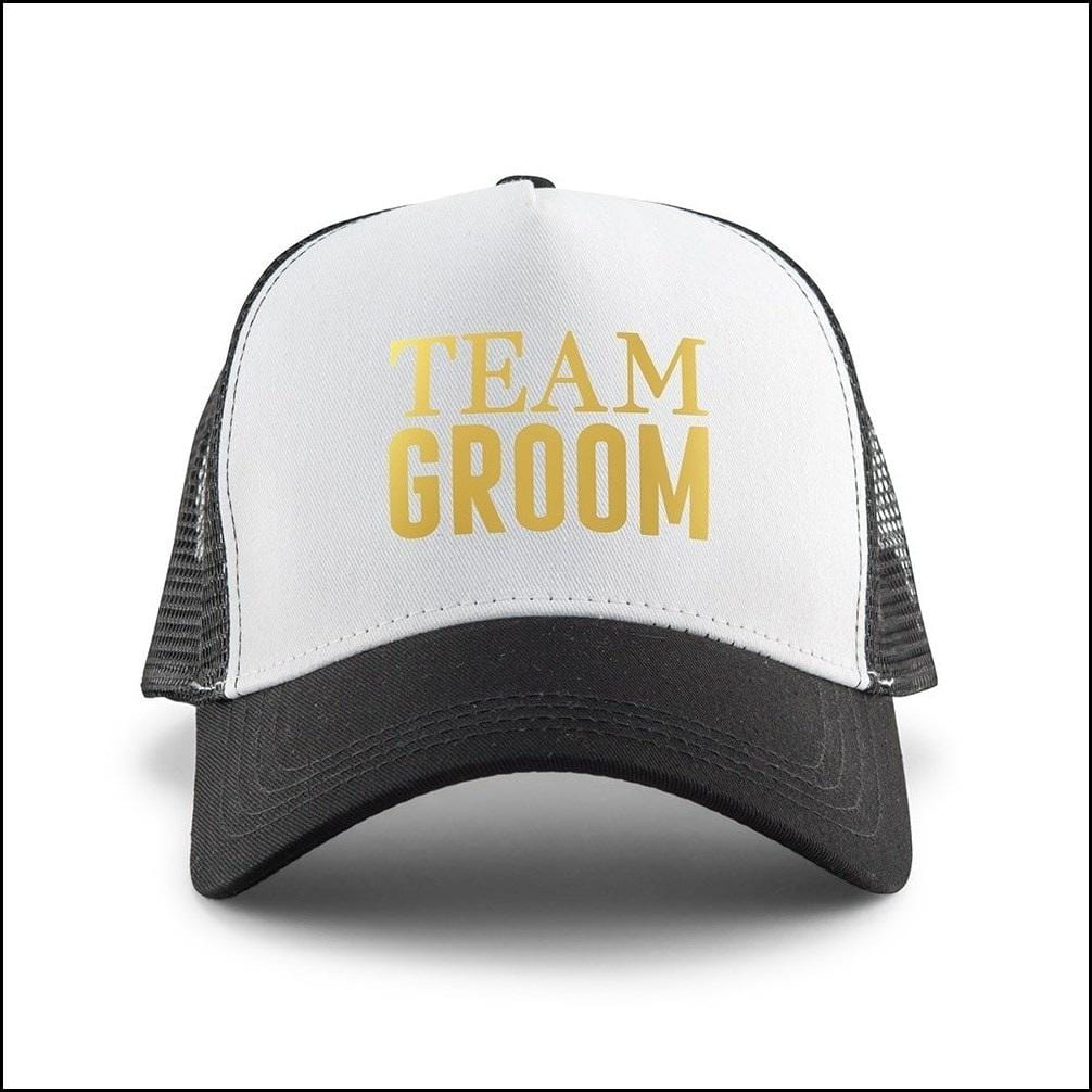 Team Groom Trucker Hat