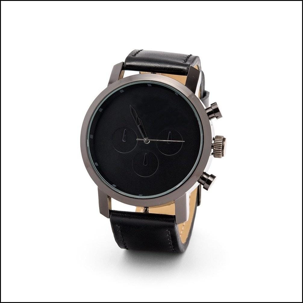 Black Wrist Watch-Personalized