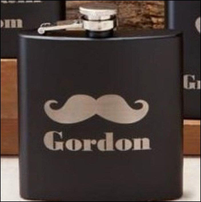 Mustcahe Flask-Name Only