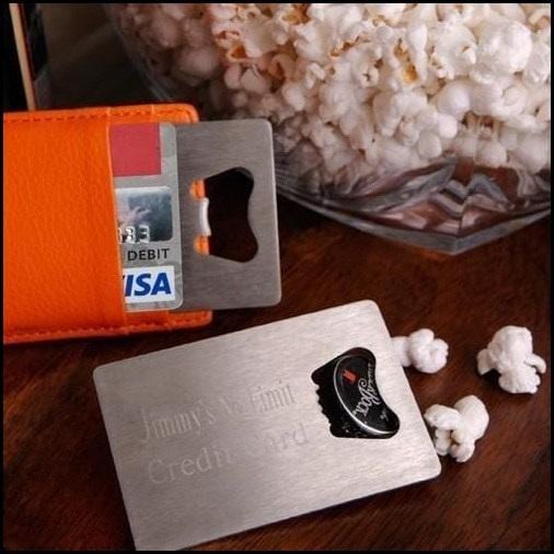 Credit Card Size Bottle Opener