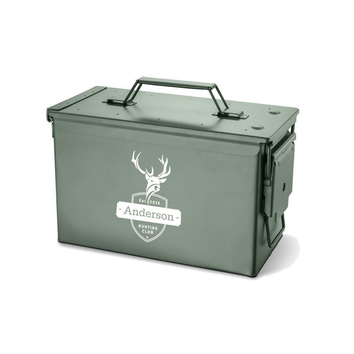 Military Hunting Ammo Box Deer Badge