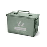 Load image into Gallery viewer, Military Hunting Ammo Box Geese Silver
